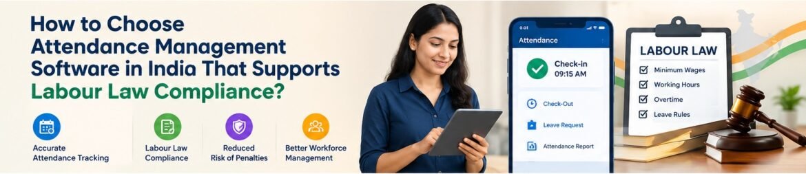 How to Choose Attendance Management Software in India That Supports Labour Law Compliance?